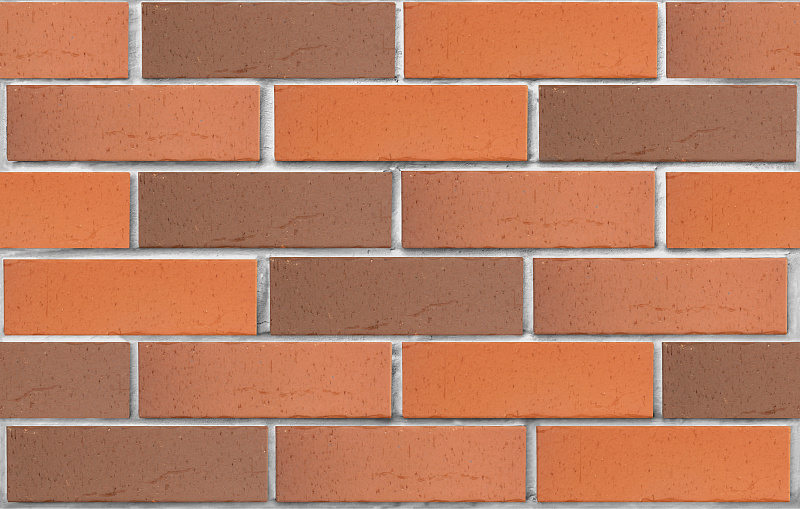 Клинкер фасадный красный флэш Ричмонд