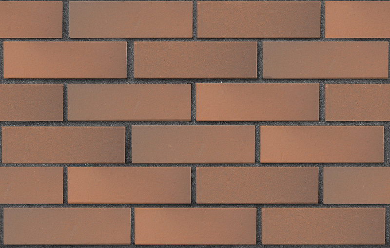 Кирпич лицевой пустотелый светло-коричневый флэш гладкий