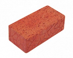 Рядовой полнотелый утолщенный кирпич