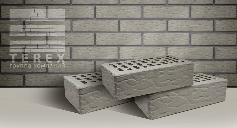 Кирпич TEREX Серый рустик